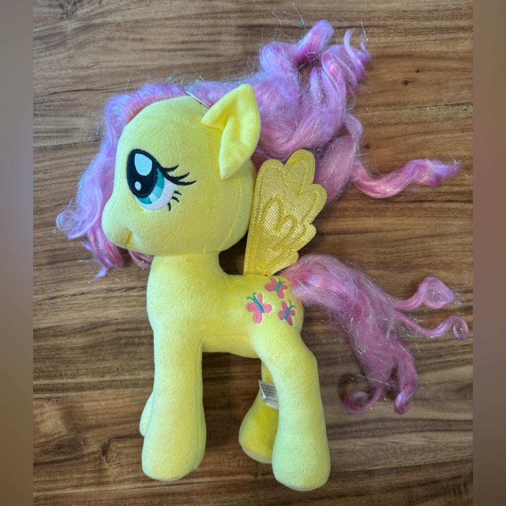 My Little Pony Yellow and Pink Plush with Wings